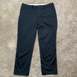 Banana Republic Hampton Pant Black Cropped Dress Pants Chino 8